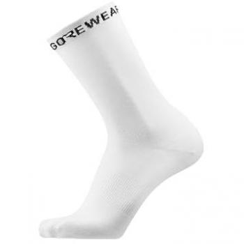Calcetines Unisex GOREWEAR Essential Merino Blancos, Duraderos y Ligeros - Talla 38-40