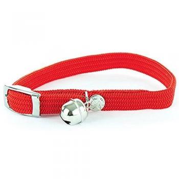 Collar para Gatos Nylon Elástico Rojo 10-30 cm - Martin Sellier