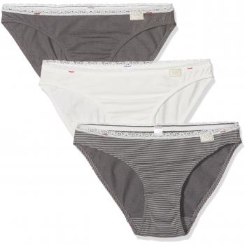 Esprit Bodywear Auth Sacramento 3 Mini Brief, Braguita para Mujer, Gris