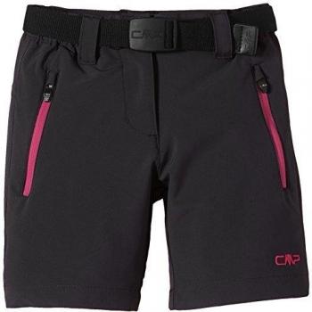 CMP - Bermudas para niña gris Anthracite/Scarlet Talla:3 años