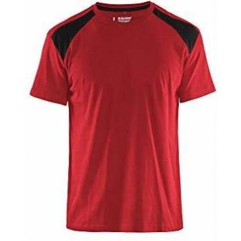 Blaklader Two-Tone T-Shirt Red/Black Size XS