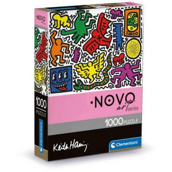 Puzzle Clementoni 39756 de 1000 Piezas - Keith Haring - Blanco