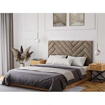 Cabecero 160 cm - Terciopelo - Beige - SUKIALI