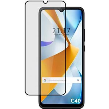 Protector Cristal Templado 5D Completo Negro para Xiaomi POCO C40