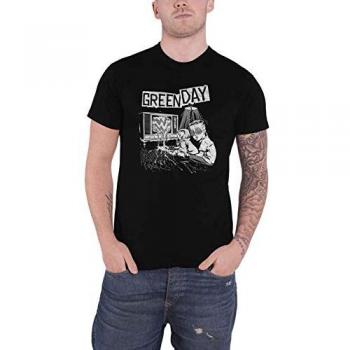 Green Day - TV Wasteland Black T-Shirt - Size S - 100% Cotton Jersey