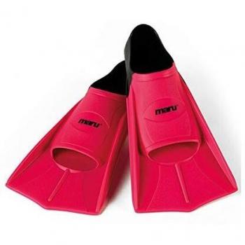 maru A4507-1/2 Training Fins, Unisex-Adult, Rosa/Negro, 1/2