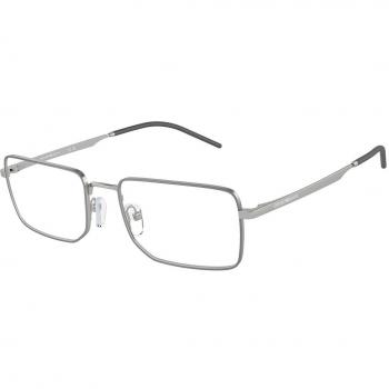 Emporio Armani EA1153 3045 Men's Eyeglasses Silver Size 56 - Blue Light Block Available