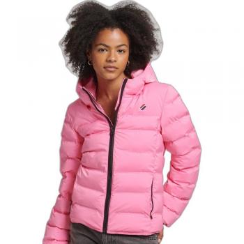 Superdry Women's All Seasons Fuji Padded Puffer Jacket in Marne Pink