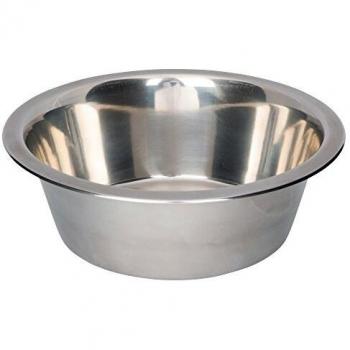 Comedero para perros acero inoxidable apto para soportes TRIXIE