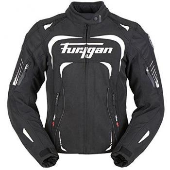 Furygan Chaqueta Adria Lady, Negro/Blanco, Tamaño L