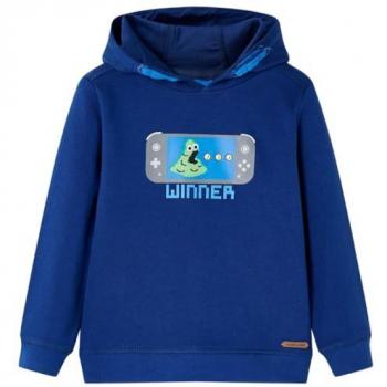 Sudadera con Capucha Infantil Estampado Videoconsola Ropa Azul Marino 128