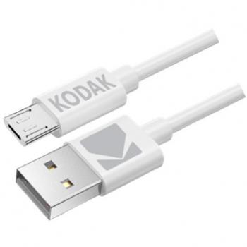 Cable USB Kodak Blanco - Alta Velocidad de Transferencia