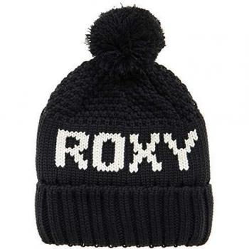 Roxy Tonic - Gorro con Pompón para Mujer Gorro, Mujer, True Black, One Size