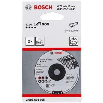 Bosch Roughing Wheel 76x4x10mm ExpertforInox marca Bosch, Multicolor