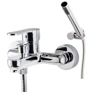 Grifo Monomando Baño-Ducha Cromo Galindo 2151000 Zip Plus 2.0 con Accesorios de Ducha