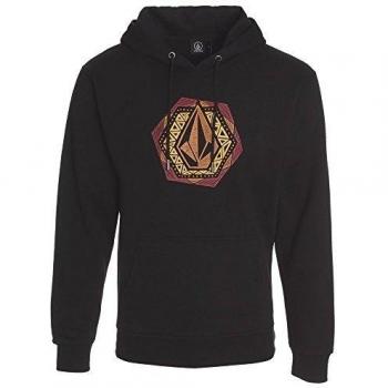 Volcom Public Stone PO - Sudadera para hombre, color negro, talla XL