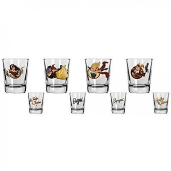SD toys - Set 4 Verres Shooter DC Bombshells - 8435450201950