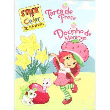 Stick & color tarta de fresa