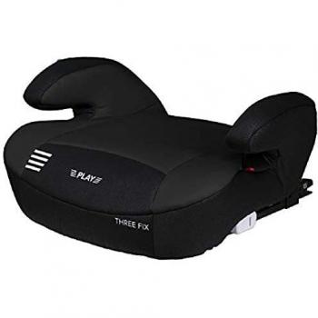 Play Three Fix Elevador Coche con isofix grupo 2/3, Black Wings