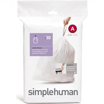 Simplehuman - Bolsas de basura de 4,5 L