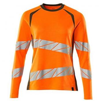 Camiseta de Manga Larga Alta Visibilidad Mujer Mascot 19091 Naranja/Verde 4XL