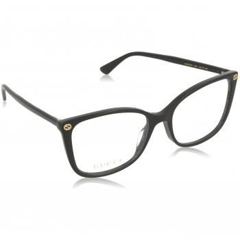 Gucci GG0026O 001 Optical Glasses with 53mm Lens