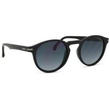 Carrera 301/S Sunglasses, Black/Dark Grey Shaded, Unisex, Size: 50 MM