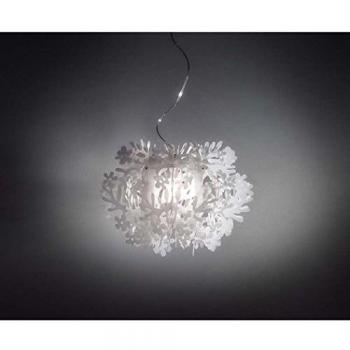 Lámpara colgante de diseño Fiorella en plata