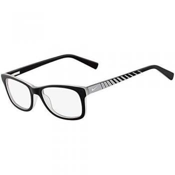 NIKE 5509 018 46 Monturas de gafas, Satin Black/Grey, Hombre