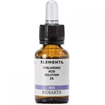 Bioearth Elementta Booster facial Hyaluronic ácido solution 2% ácido hialurónico biológico, 15 ml, fabricado en Italia