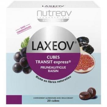 Laxeov Transit Cubes with Prune, Fig, and Raisin - 20 Count