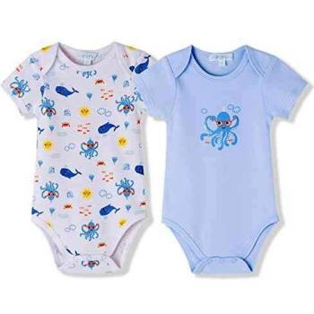 Amomí Body de Manga Corta Bebe - Ragalos Originales para Padres Primerizos Pack 2 Pcs 6 Meses 100% Algodón
