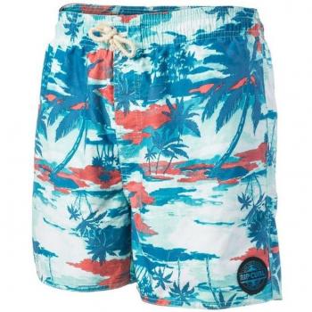 Bañador de natación Rip Curl Volley Plants 16 para hombre, estampado