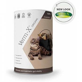 Verm-X - Golosinas para el Cuidado intestinal de los Gatos, 60 g