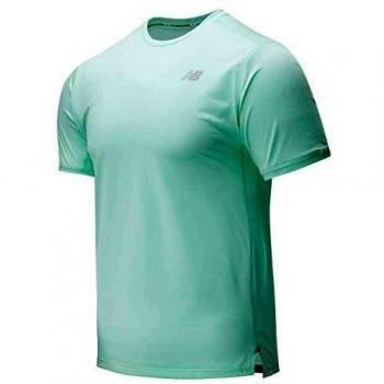 New Balance MT01234 Camiseta, Verde, XL Hombre