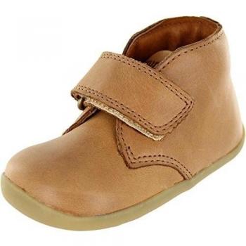 Bobux Wander - Zapatos primeros pasos de piel para niño marrón marrón, color marrón, talla 38 EU