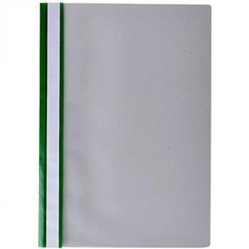 Esselte Carpeta dossier fastener, Plástico, Con tarjetero, Tamaño folio, Pack de 50, Verde, 33305