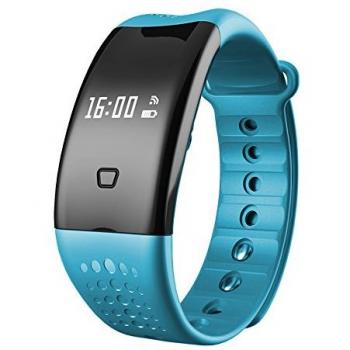 W2S Smart Band IP67 impermeable medidor de oxígeno en sangre Monitor de ritmo cardíaco podómetro sueño pulsera inteligente para ios y Android – azul