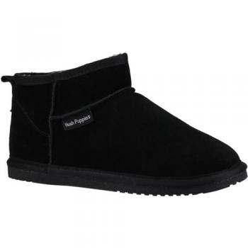Hush Puppies Ashanti Suede Women's Black Slippers - UK Size 6