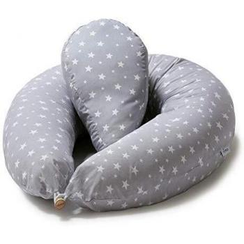 Niimo Almohada Embarazada y Cojin Lactancia Bebe + Soft Cojìn Dormir y Abrazar Funda Cojines 100% Algodon Desenfundable y Lavable