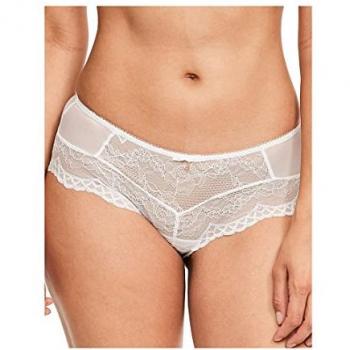 Gossard Women's Superboost Lace Briefs - White Polyamide, Size X-Large