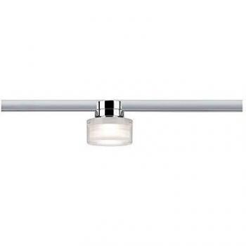Lámpara LED de Techo Paulmann URail Topa Dot 4,9W Cromo/Transparente/Satinado 2700K