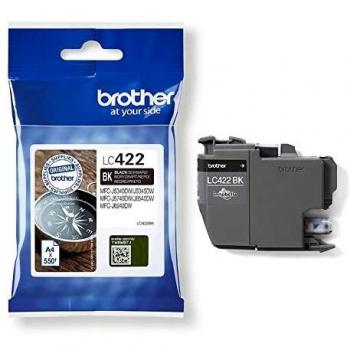 Brother Original LC-422BK Black Ink Cartridge for Approx. 550 Pages for MFC-J5340DW, MFC-J5345DW, MFC-J5740DW