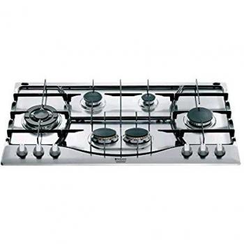 Piano Cottura a Gas Hotpoint PHN962TS/IX/HA 90cm Inox 6 Fuochi Accensione Elettronica