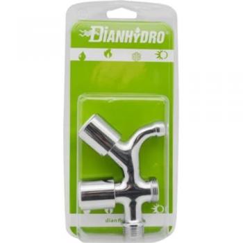 Grifo doble uso con conexión para lavadora blister 1/2