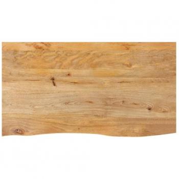 Tablero de mesa Live 120x60x2,5 cm Madera maciza de mango Marrón