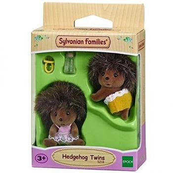SYLVANIAN FAMILIES- Hedgehog Twins Mini Muñecas Y Accesorios, Multicolor