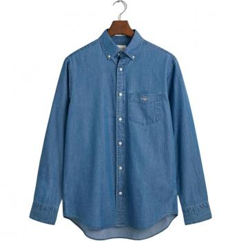 GANT Regular Fit Indigo Shirt (4XL)