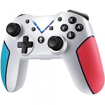 Jamswall Mando Compatible para Nintendo Switch, Controlador Inalámbrico Bluetooth Apoya Vibración, Turbo y Giroscopio, Gamepad Compatible para Nintendo Switch/Lite/Android/PS3/PC