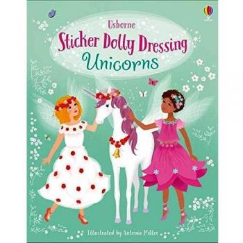 Libro de Pegatinas Vestir a las Unicornio - Edición en Rústica